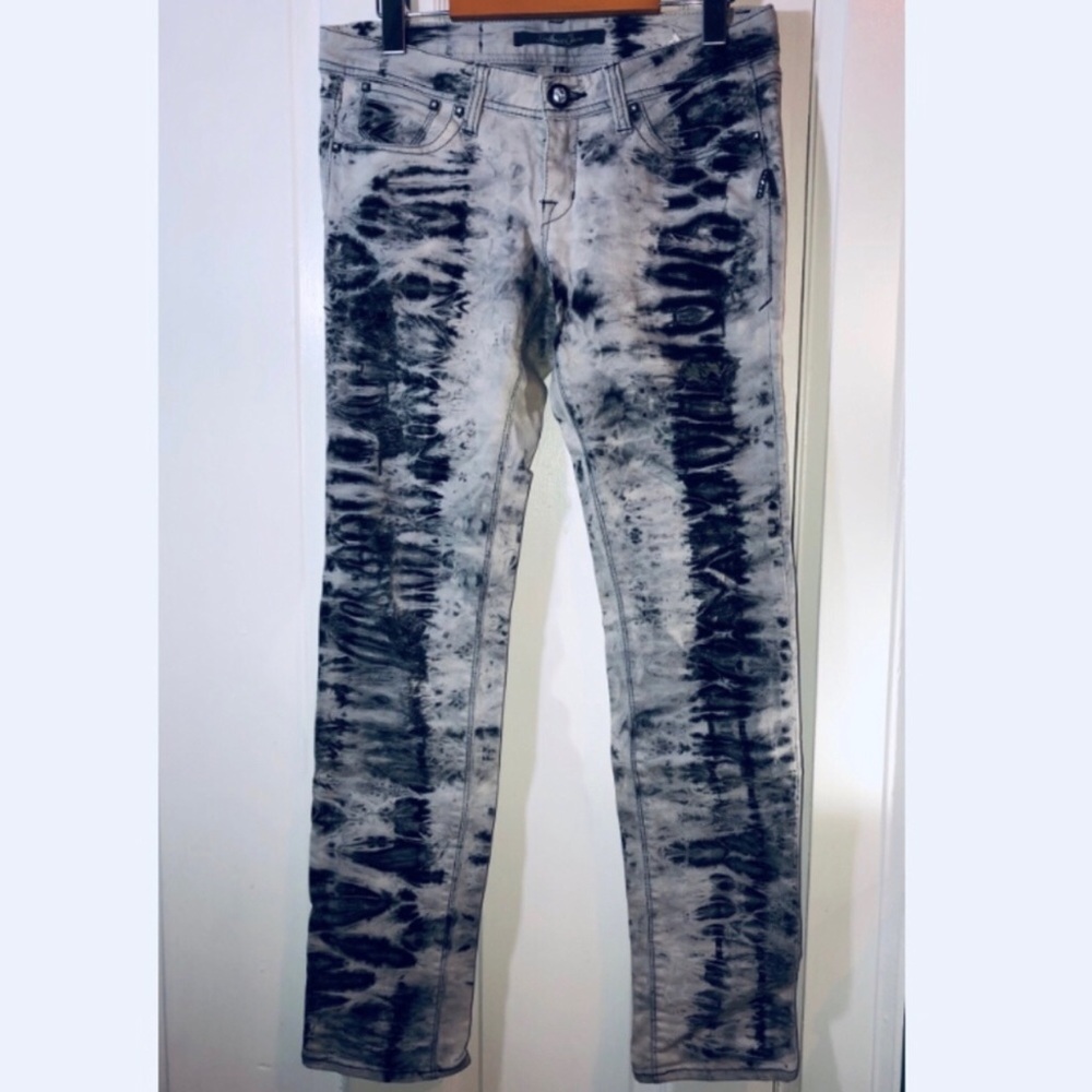 [BUCKAROO] Acid Wash Ripped Skinny Jeans